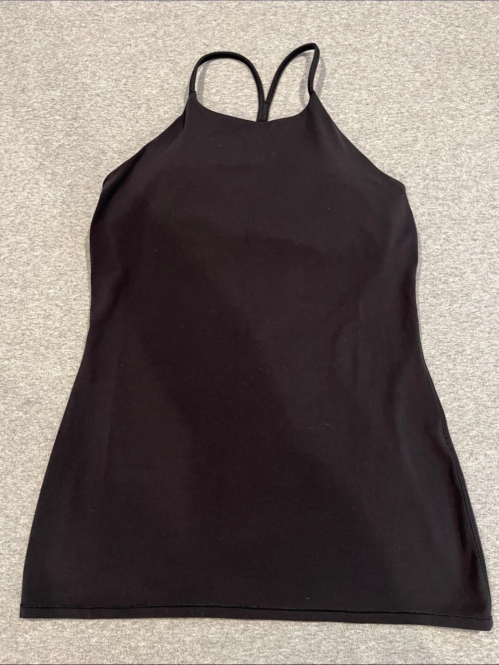 Lululemon Sun Setter tank black, size 8.